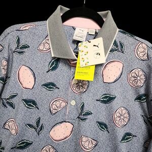 Puma Golf MATTR x Arnold Palmer Pink Lemonade Polo Shirt Mens XL MSRP $90 NEW